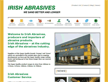 Tablet Screenshot of irishabrasives.ie